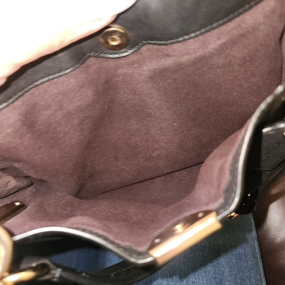 Coach Dreamer 31640 Elegant Black Leather Handbag - Picture 10 of 16